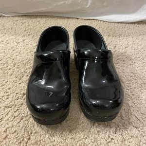 Dansko black clogs